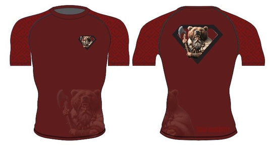 Hollow Deep Red Berserker Rashguard
