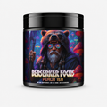 Hollow Labs Berserker Focus supplement on a light gray background