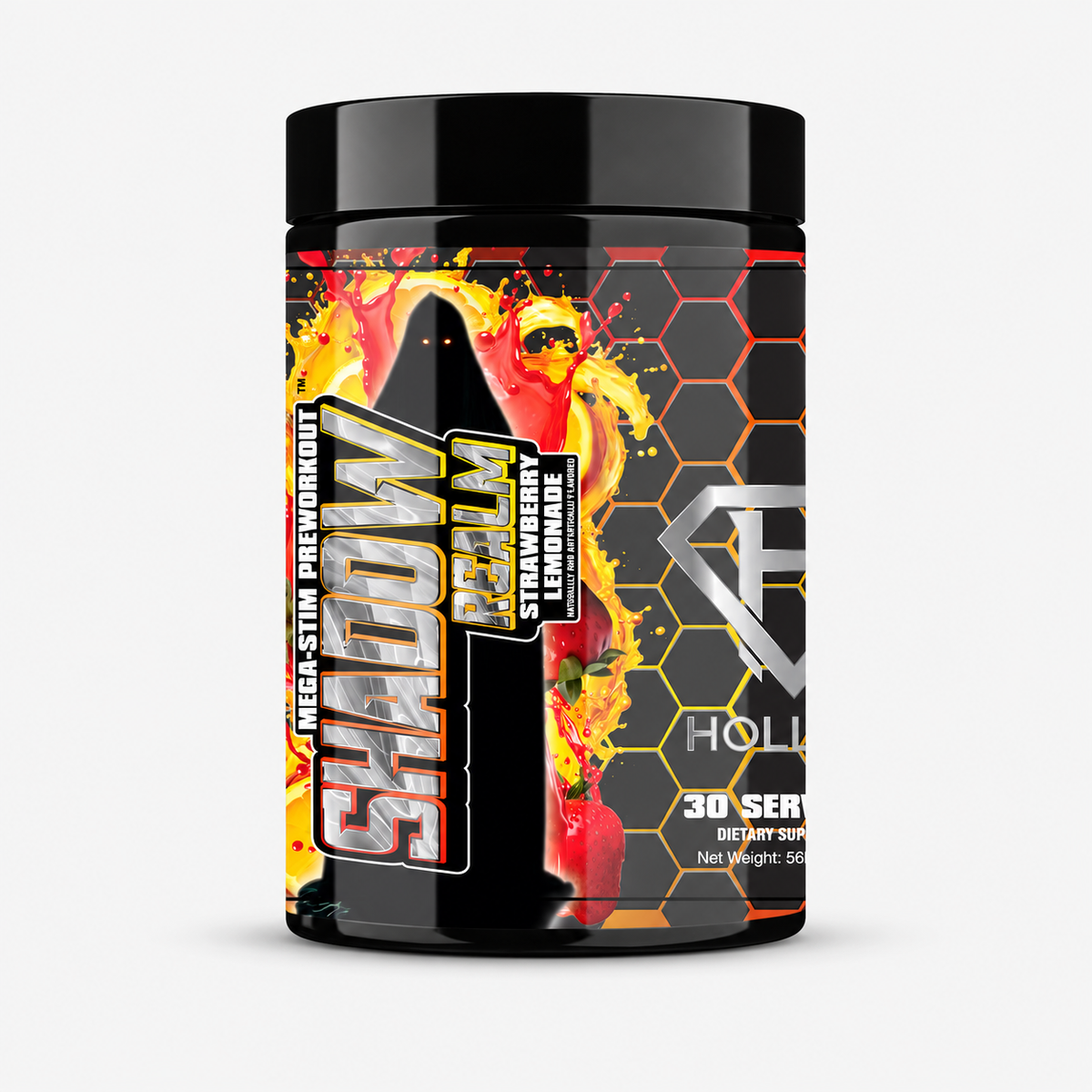 Hollow Labs shadow realm Strawberry Lemonade product render