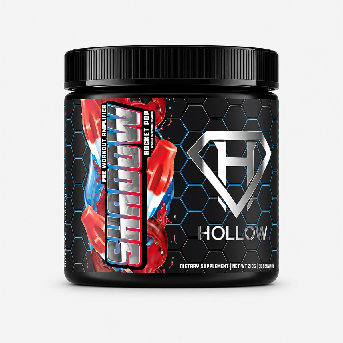 Hollow Labs Shadow supplement on a light gray background
