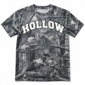 Front product render of the Hollow Woodland Camo Tee on a white background